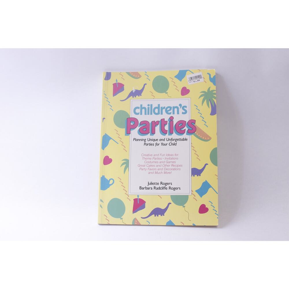 Children's Parties, Juliette Rogers, 1990, Tern, Paperback, Fun Ideas, Costumes
